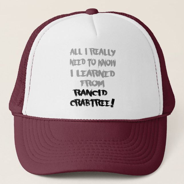 Aprendido del gorra rancio de Crabtree (Anverso)