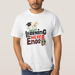 Aprendizaje Nunca Termina – Camiseta Educativa Ins