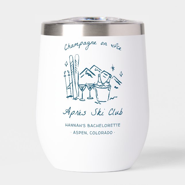 Après Ski Champagne on Ice Winter Bach Party (Frente)