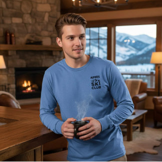 Apres Ski Club Logo de Montaña - Ropa de Invierno 