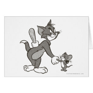 Apretón de manos engañoso de Tom y Jerry