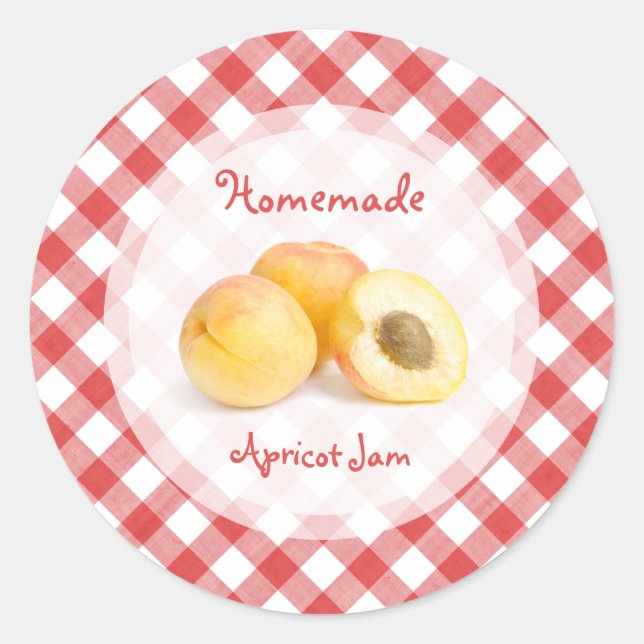 Apricot Jam pegatina (Anverso)