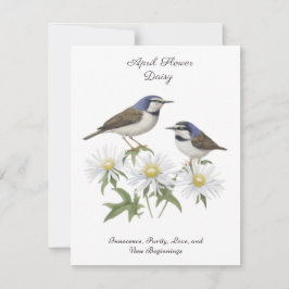 April Birth Month Flower Daisy Apreciado cumpleaño