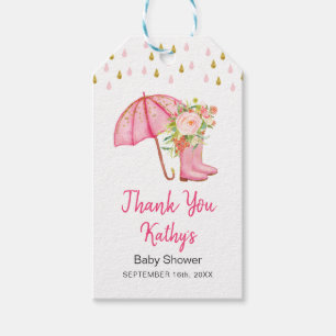 April Showers Bring May Flowers Etiqueta Gracias