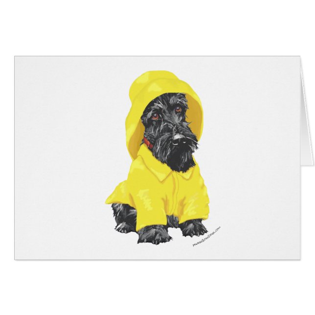 April Showers Scottish Terrier (Anverso (Horizontal))