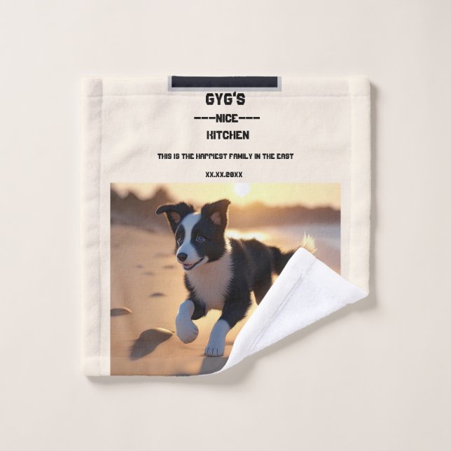 Apron de impresión todo sobre (Toallita)