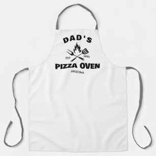 Apron de pizza personalizada, delantal de papá, ho