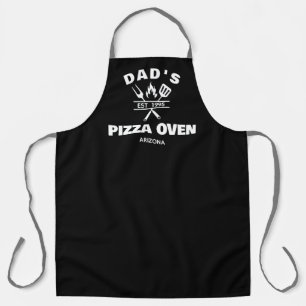 Apron de pizza personalizada, delantal de papá, ho