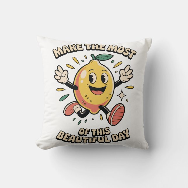 Aprovecha al Máximo – Almohada de Tirar Limón (Anverso)
