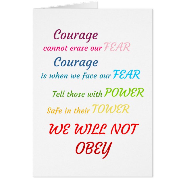 Aprovecha la tarjeta de día - en blanco (Frente)