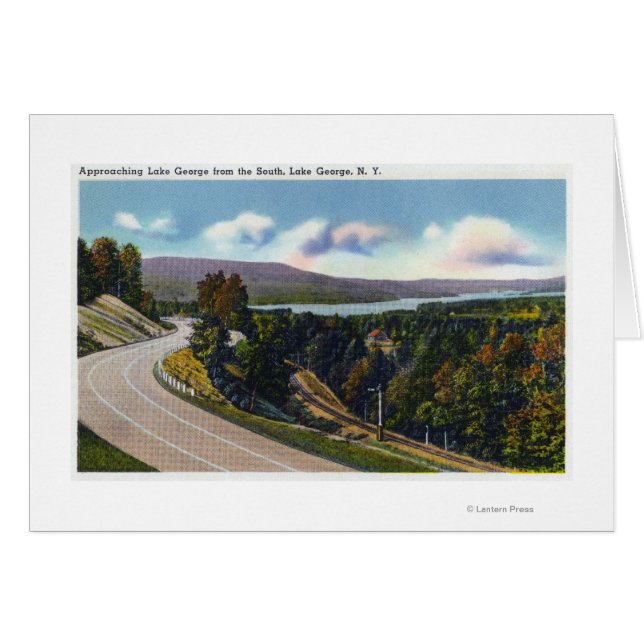 Aproximación sur al lago desde la autopista (Anverso (Horizontal))