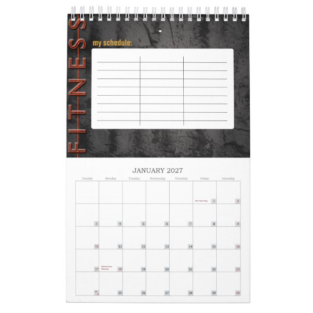 Aptitud - calendario pequeño (Jan 2027)