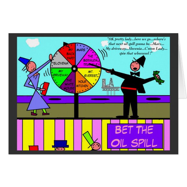 Apuesta Al Derrame De Petróleo (Anverso (Horizontal))