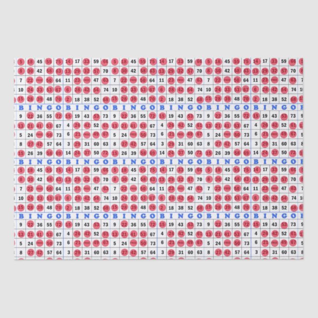 Apuestas Papel de papel tisular de tarjeta de bing (Anverso)