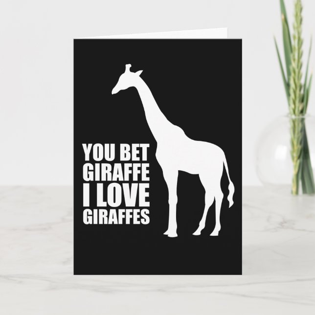 Apuesto a que me encanta la tarjeta de felicitació (Anverso)