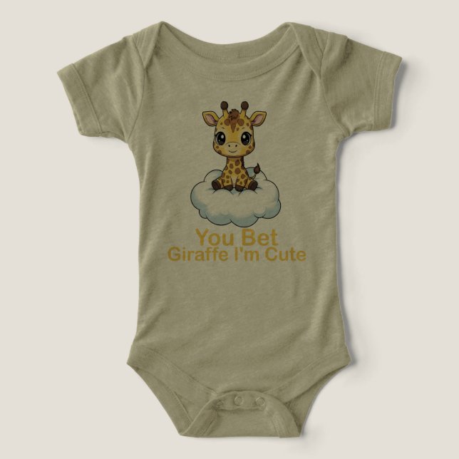 Apuesto Jirafa Soy Lindo Bebé (Diseño delantero )