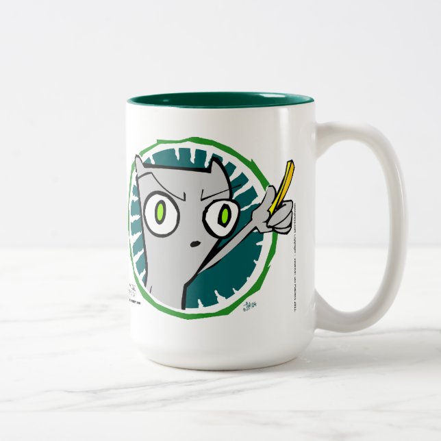 Apuñálele en su ojo con las patatas fritas: Taza (Derecha)