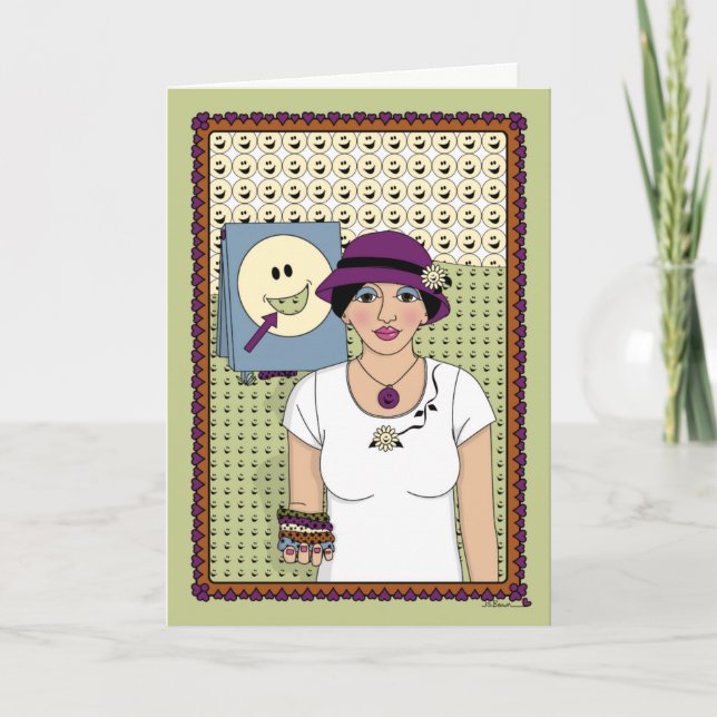 Apuntar A La Tarjeta De Saludo (Anverso)