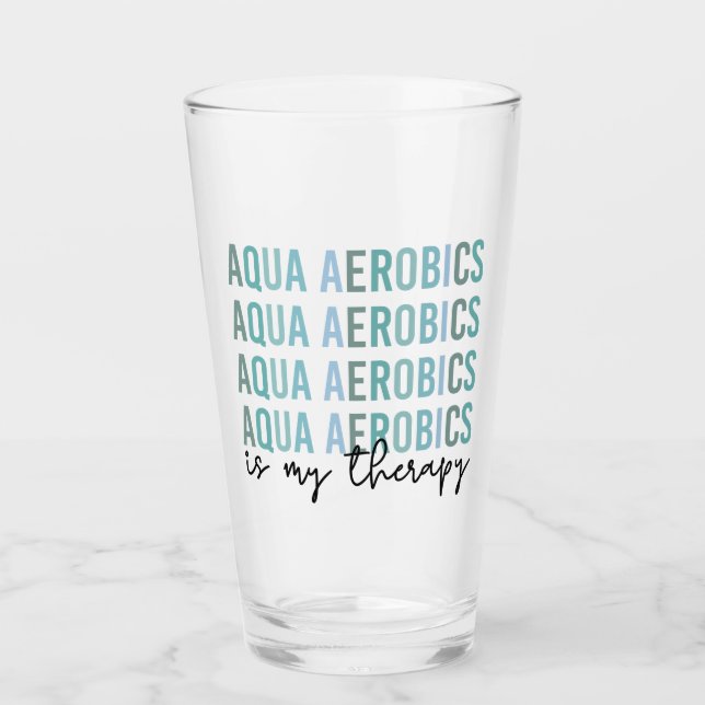 Aqua Aerobics es mi regalo Terapia de Aerobic Agua (Anverso)