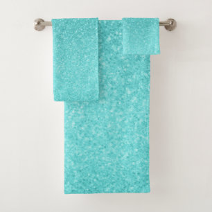 Aqua Azul Brillo Destello Femenino Glam Sirena