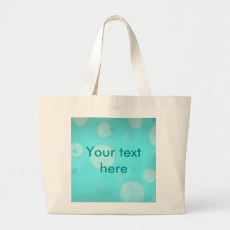 Aqua Círculos flotantes y burbujas, bolsas de lona