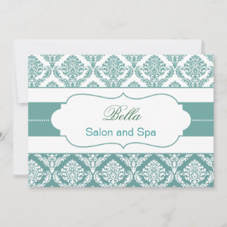 aqua damask Business gracias a las tarjetas