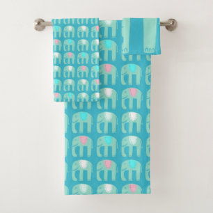 Aqua del patrón elefante