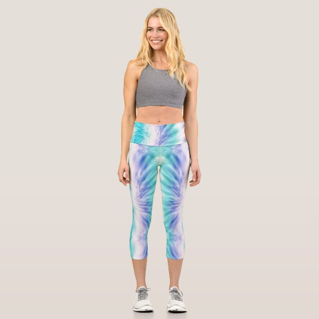 Aqua Dream Tie-Dye Leggings (Anverso)
