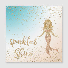 Aqua Gold Mermaid Sparkle Purpurina Confetti