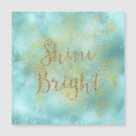 Aqua Gold Sparkle Purpurina Shine Bright     