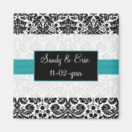 aqua Guardar el imán de fecha