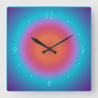 Aqua Naranja iluminado Diseño rosa > Relojes de pa