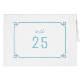 Aqua Paradise Deco Moda Número de tabla