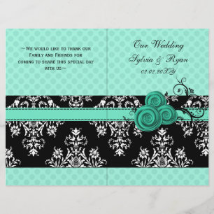 aqua polka dots floral libro doblado programa de b