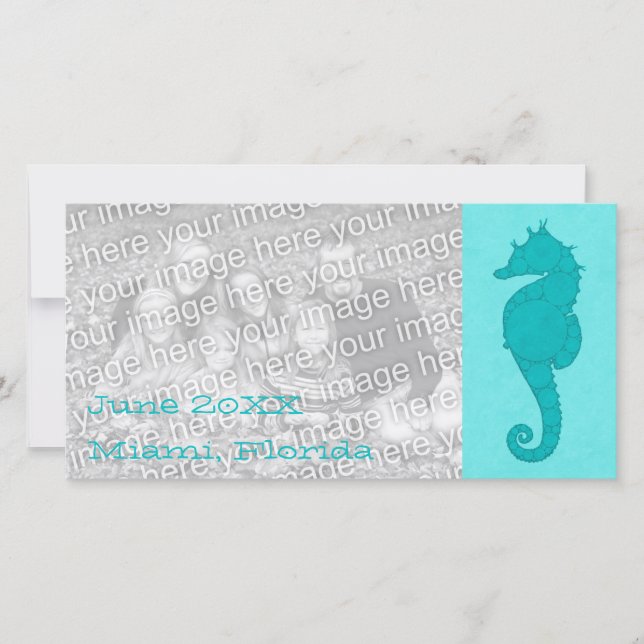 Aqua Seahorse Mosaic 2 (Anverso)