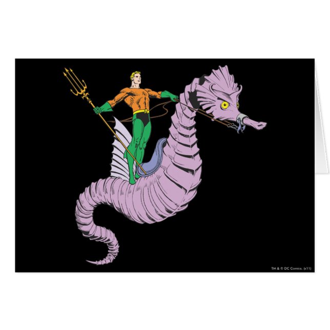 Aquaman Rides Seahorse (Anverso (Horizontal))