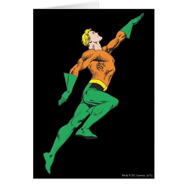 Aquaman salta arriba (Frente)