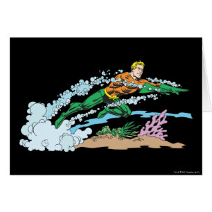 Aquaman salta sobre Coral