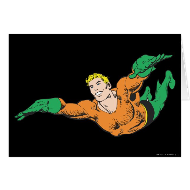Aquaman Soars (Anverso (Horizontal))