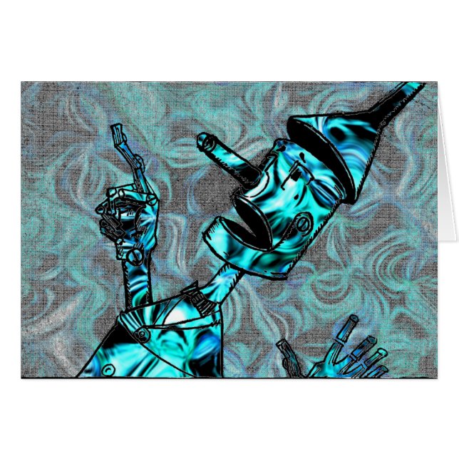 Aquamarine Tin Man (Anverso (Horizontal))