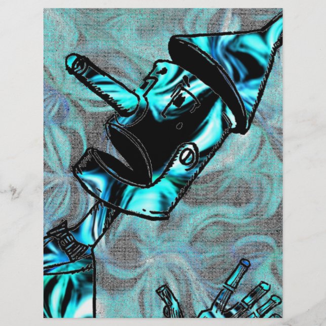 Aquamarine Tin Man Flyer (Frente)