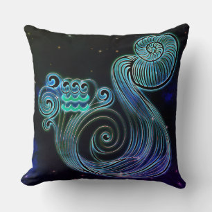 aquarius la almohada de zodiac