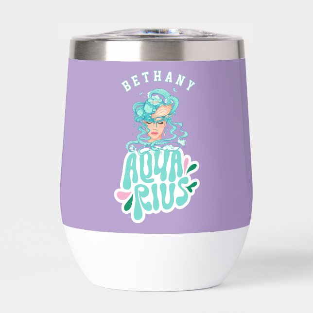 Aquarius personalizado retro (Frente)