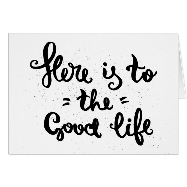 Aquí está a la buena vida (Anverso (Horizontal))