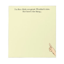 Aquí está el bloc de notas de Cosas