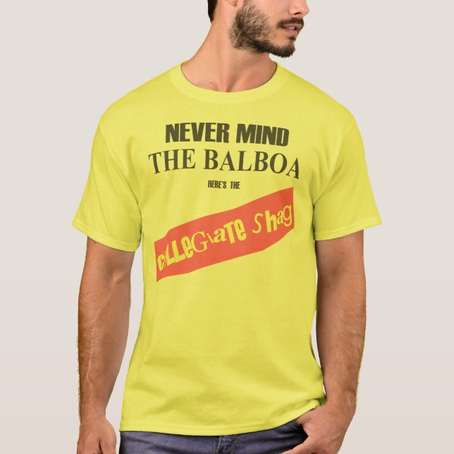 Aquí está la camiseta colegial de la pelusa (Anverso)