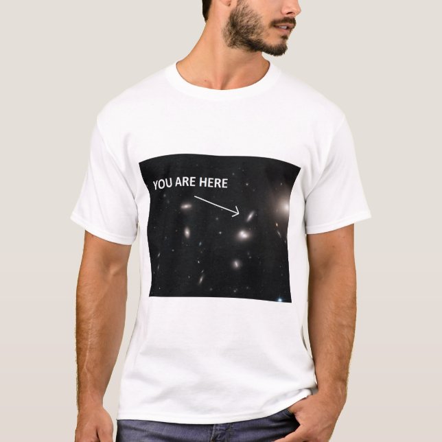 Aquí está la camiseta de galaxia (Anverso)