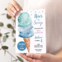 Aquí está la invitación a la fiesta de cumpleaños