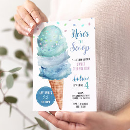 Aquí está la invitación a la fiesta de cumpleaños 