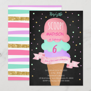 Aquí está la invitación de cumpleaños de Scoop Bla